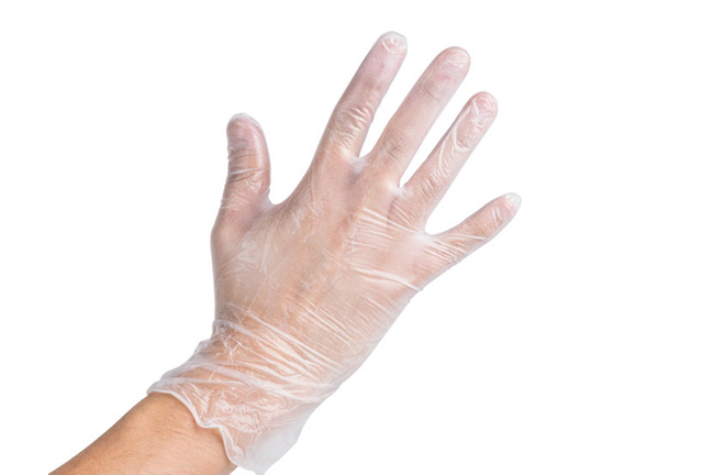 Disposable Viny Gloves Clear Powered, Powder Free Non-sterile