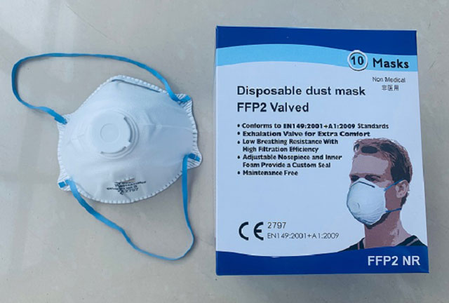 FFP2 Respirator Mask With Valve FFP2 NR