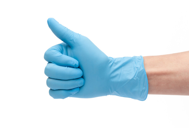 Nitrile Gloves Blue Powder_Free, Examination nitrile gloves