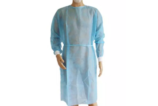 Disposable PP Isolation Gown Knitted Cuffs