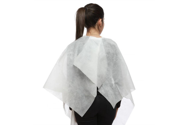 disposbale non woven hair cutting cape